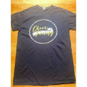 Cheer Family T-Shirt Black TGLC Shooting Stars Graphic Tee Cotton Unisex